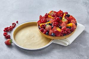 Uncooked sweet pure butter pastry case D230/D260